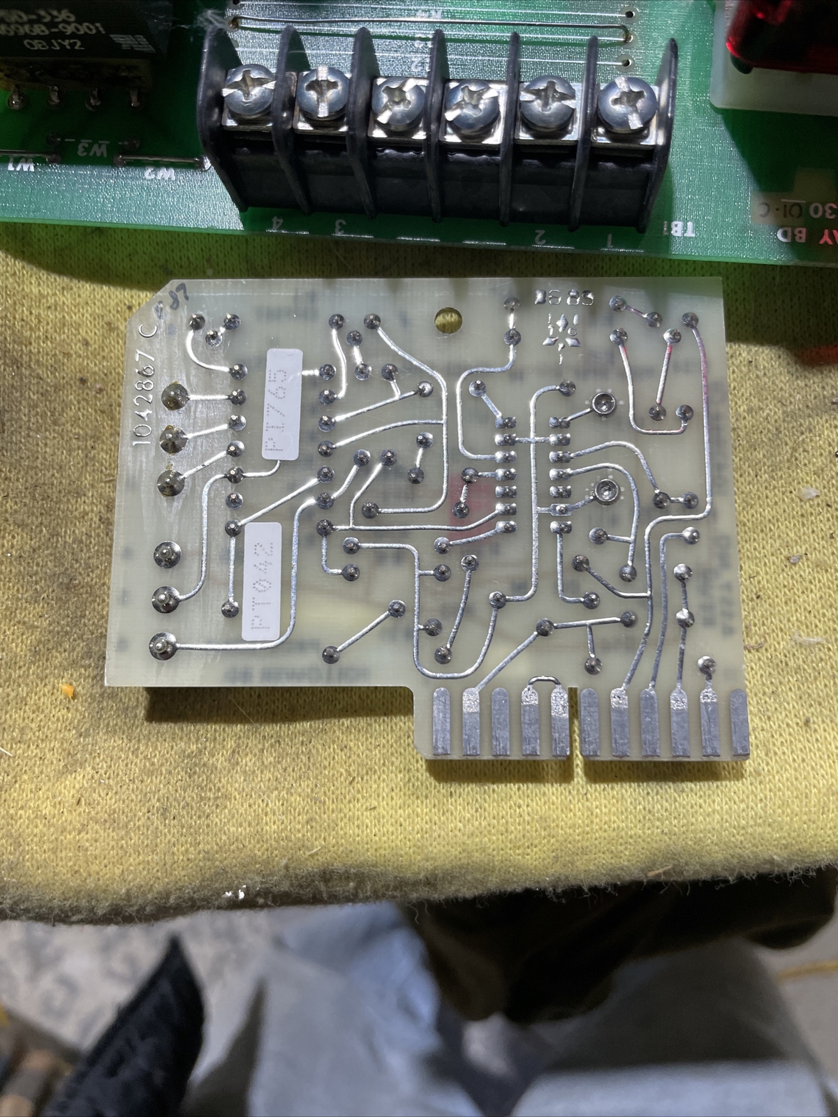 NIDEC CORP 1045430 FIELD LOSS RELAY BOARD Follower BD 1042866