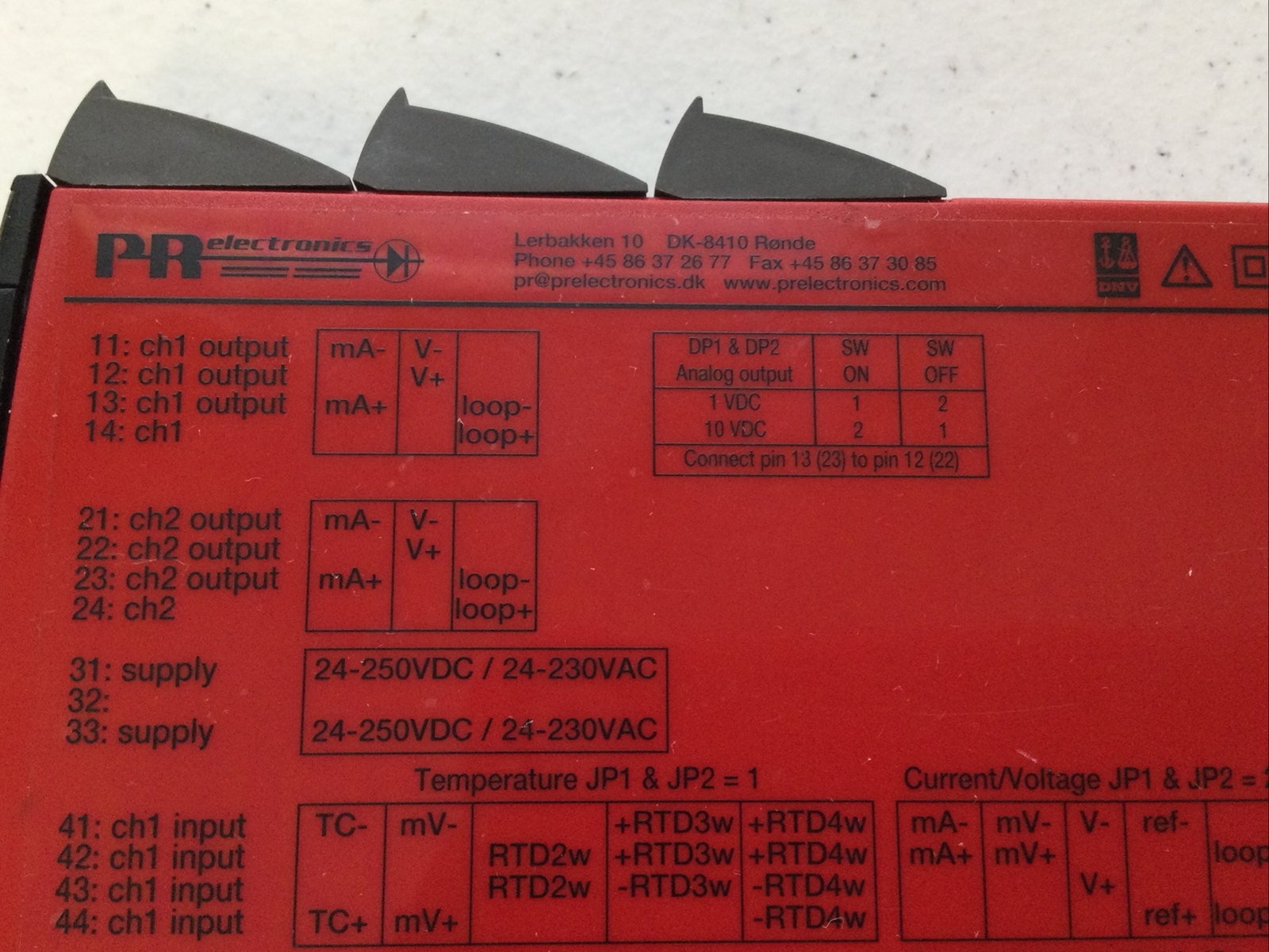 NEW PR ELECTRONICS 5114A PROGRAMMABLE TRANSMITTER, FREE SHIPPING