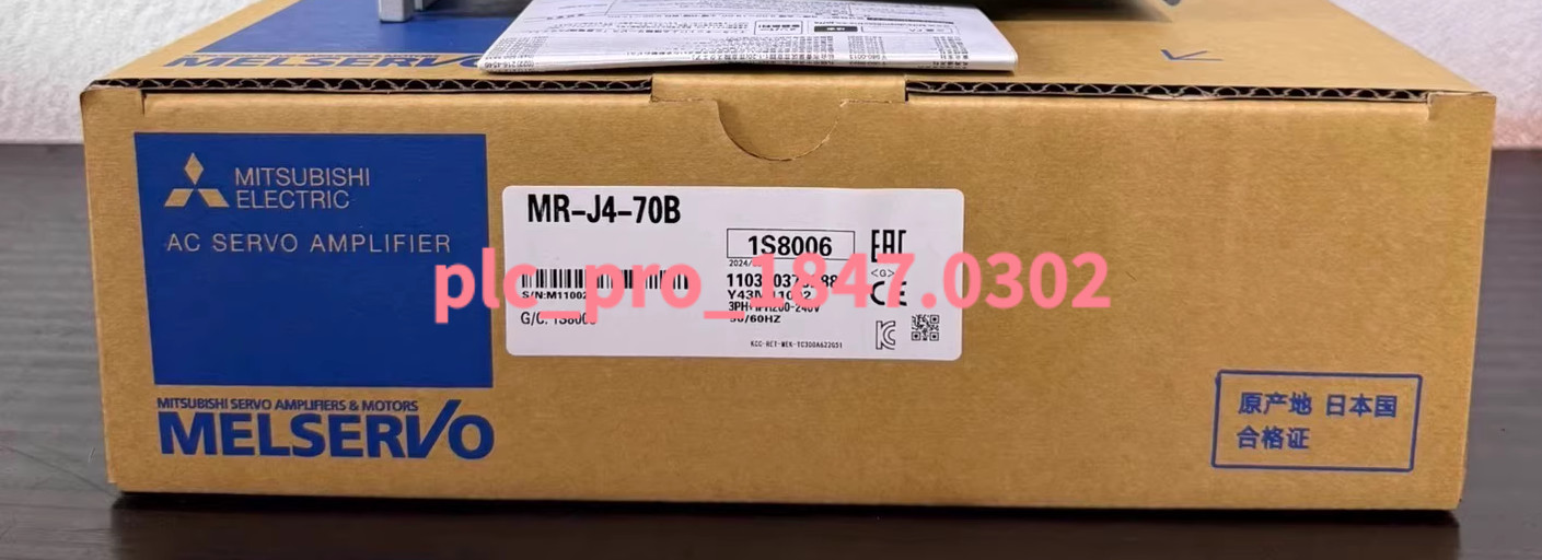 MR-J4-70B 1PCS Brand New Mitsubishi MR-J4-70B Servo Drive Deliver quickly