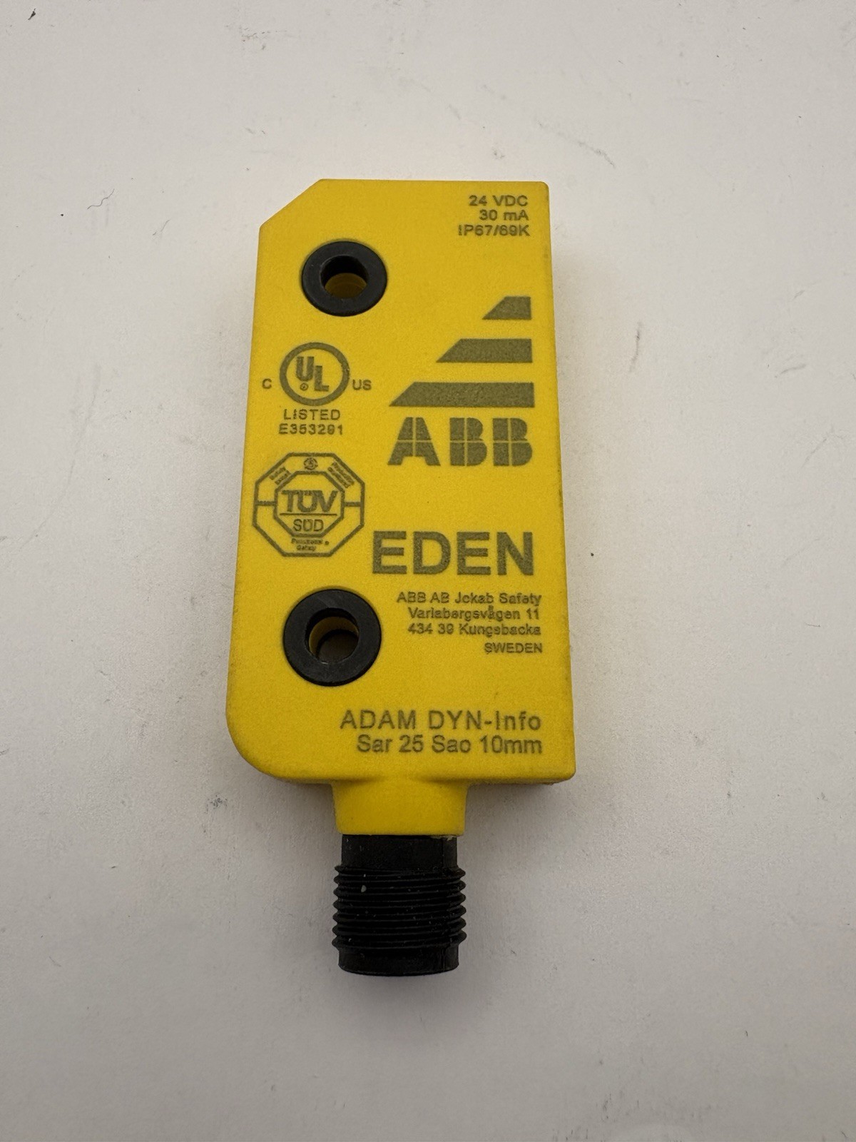 OEM ABB 2TLA020051R5100 Safety Sensor, Adam DYN-Info M12-5 Original