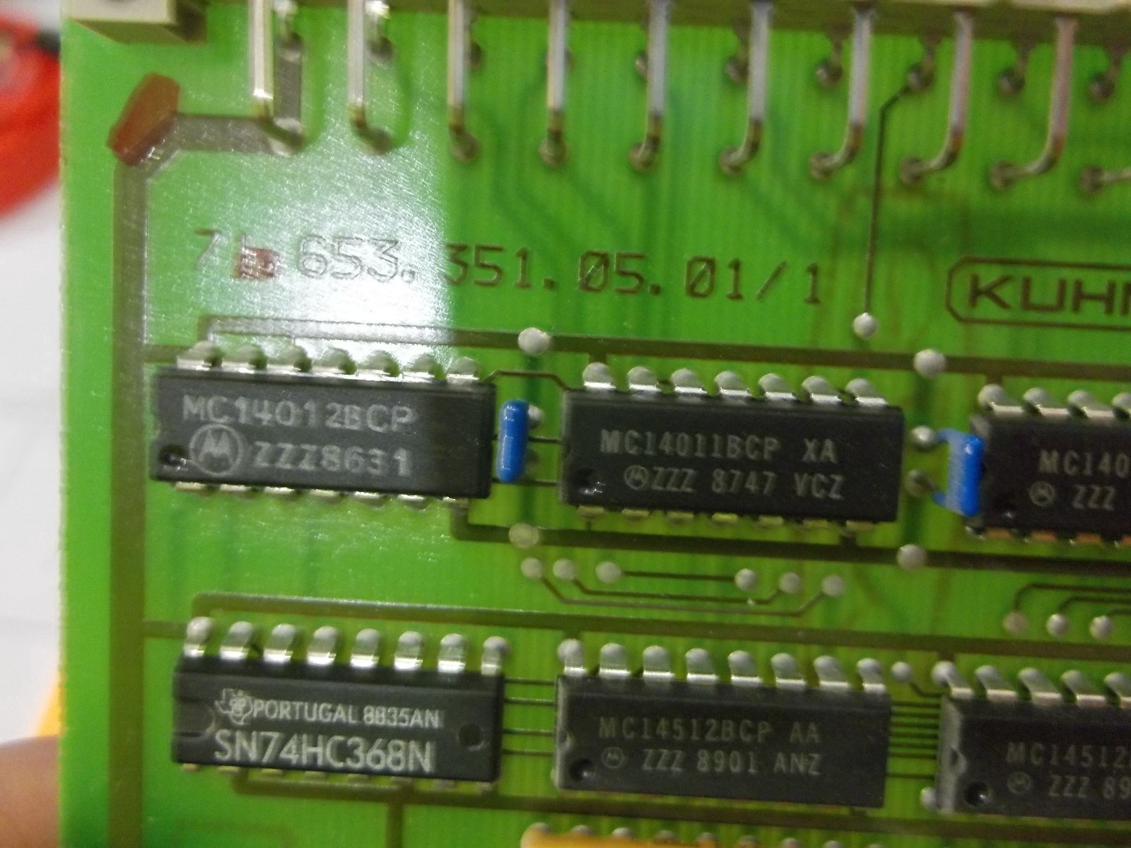 KUHNKE CIRCUIT BOARD 653.351.05 71.653.351.05.01/1 PLC (BN45)