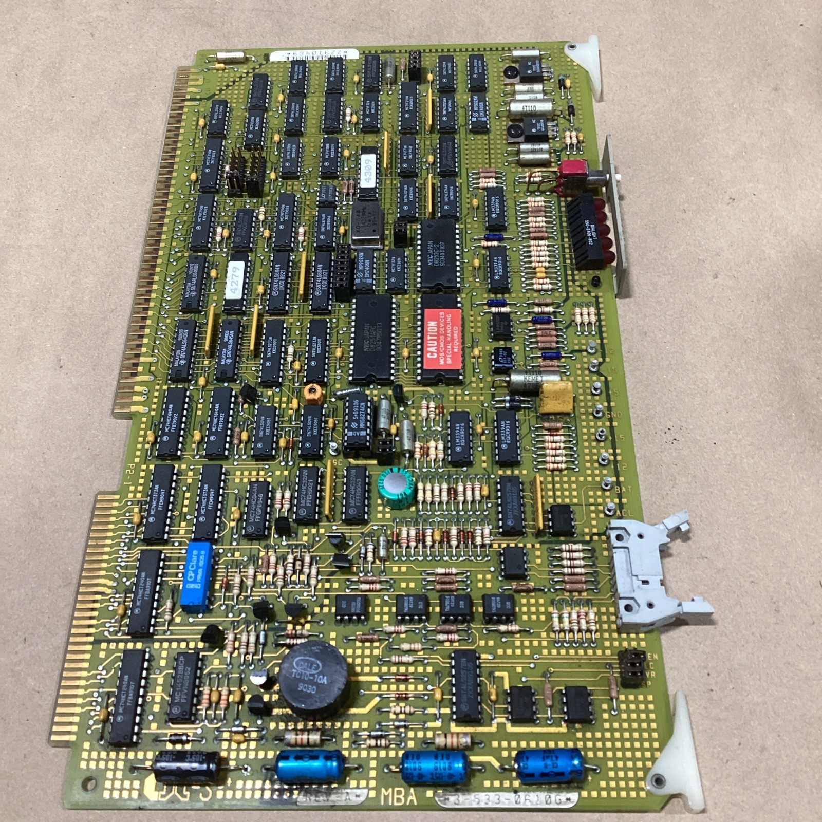CINCINNATI MILACRON 3-533-0610G REV A MBA PC CIRCUIT BOARD