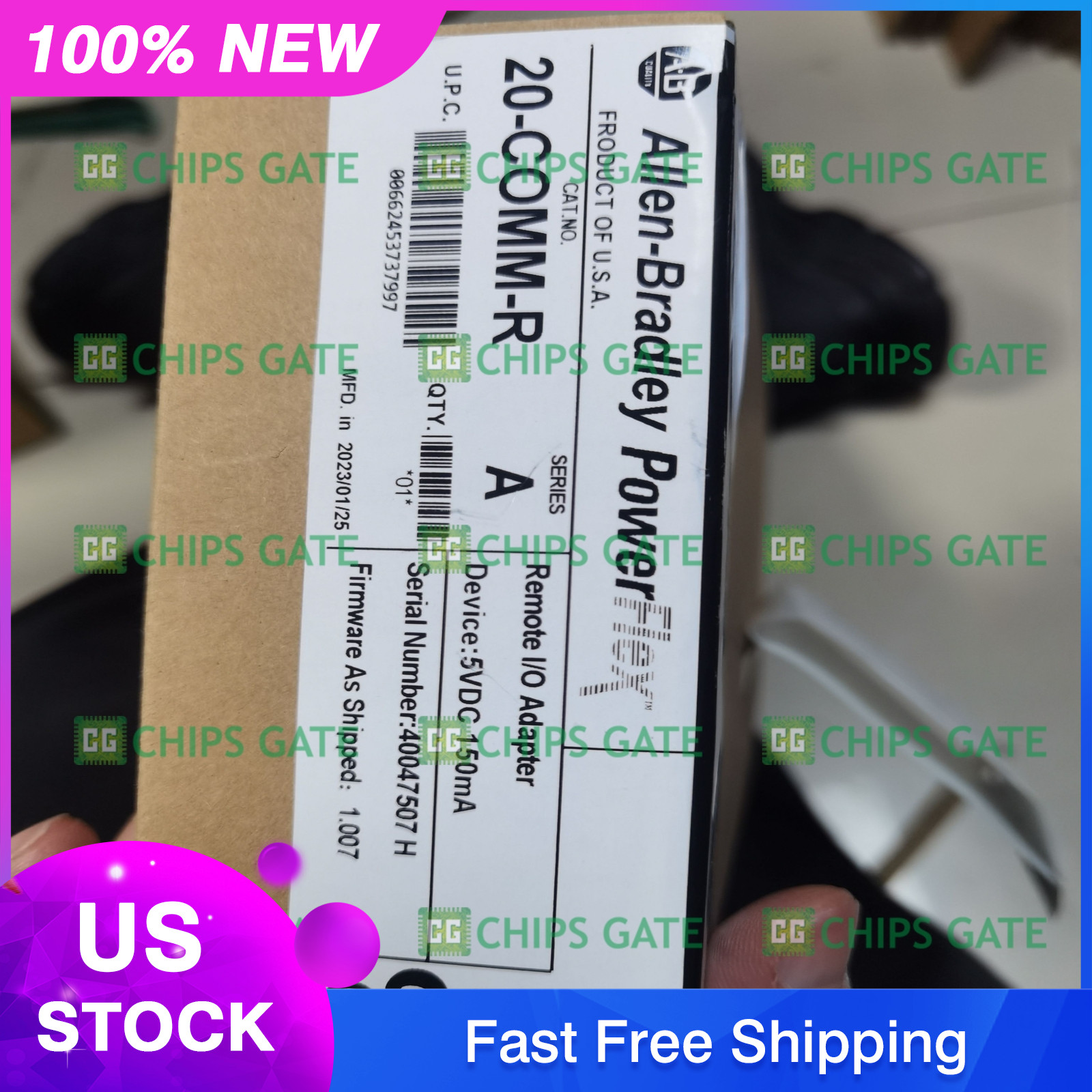 NEW 20-COMM-R Remote I/O Communication Adapter
