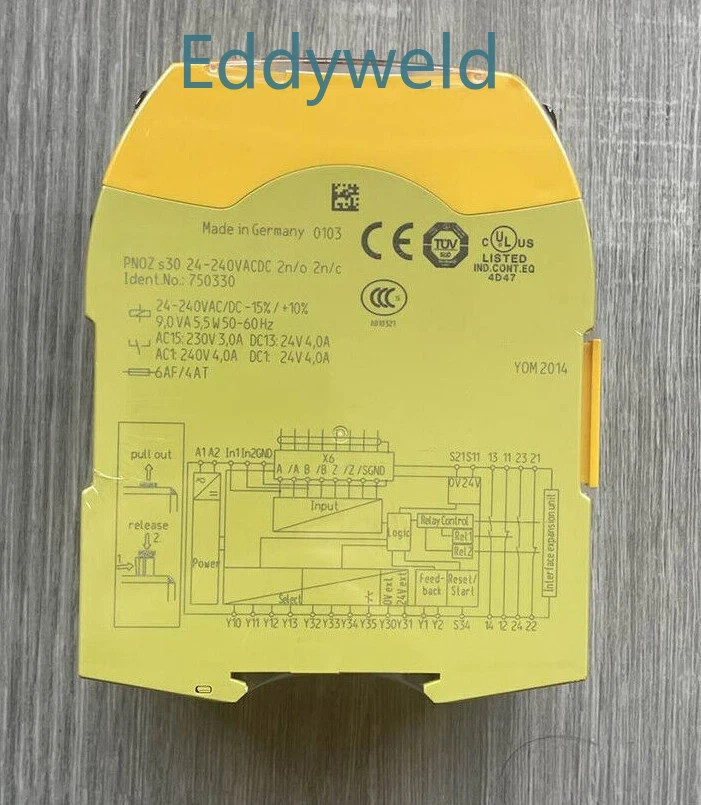 1PC New PILZ 750330 PLC Module Safety Relays PNOZ S30 24-240VADC Expedited Ship