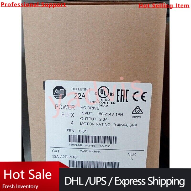 NEW Allen-Bradley 22A-A2P3N104 POWERFLEX 4 22AA2P3N104 AB
