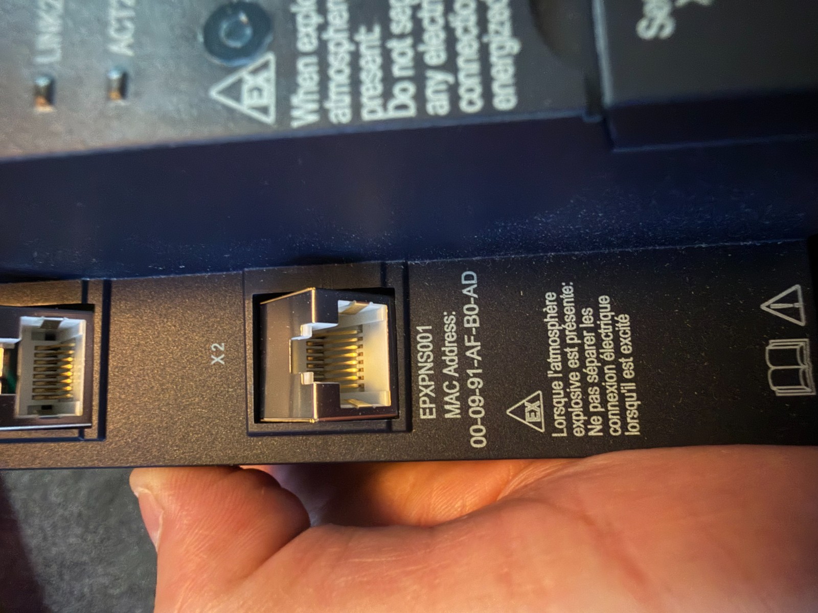 GE (EMERSON) PROFINET NETWORK ADAPTER EPXPNS001