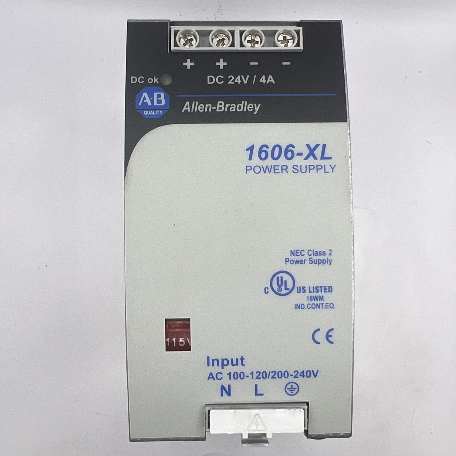 Allen Bradley Power Supply 1606-XL 1606-XLDNET4 Series A Input