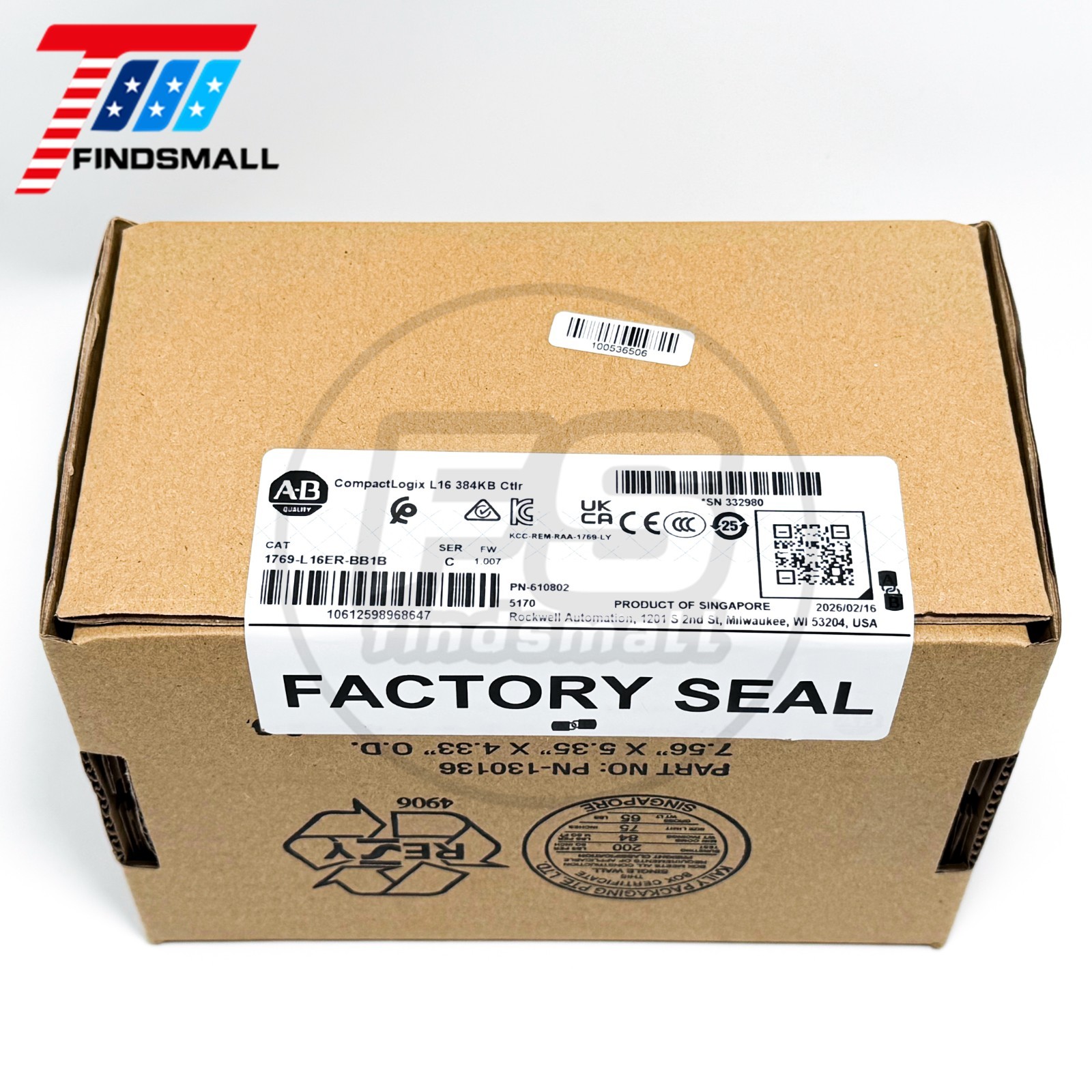 2022 Allen Bradley SEALED 1769-L16ER-BB1B 384KB DI/O Controller USA SELLER