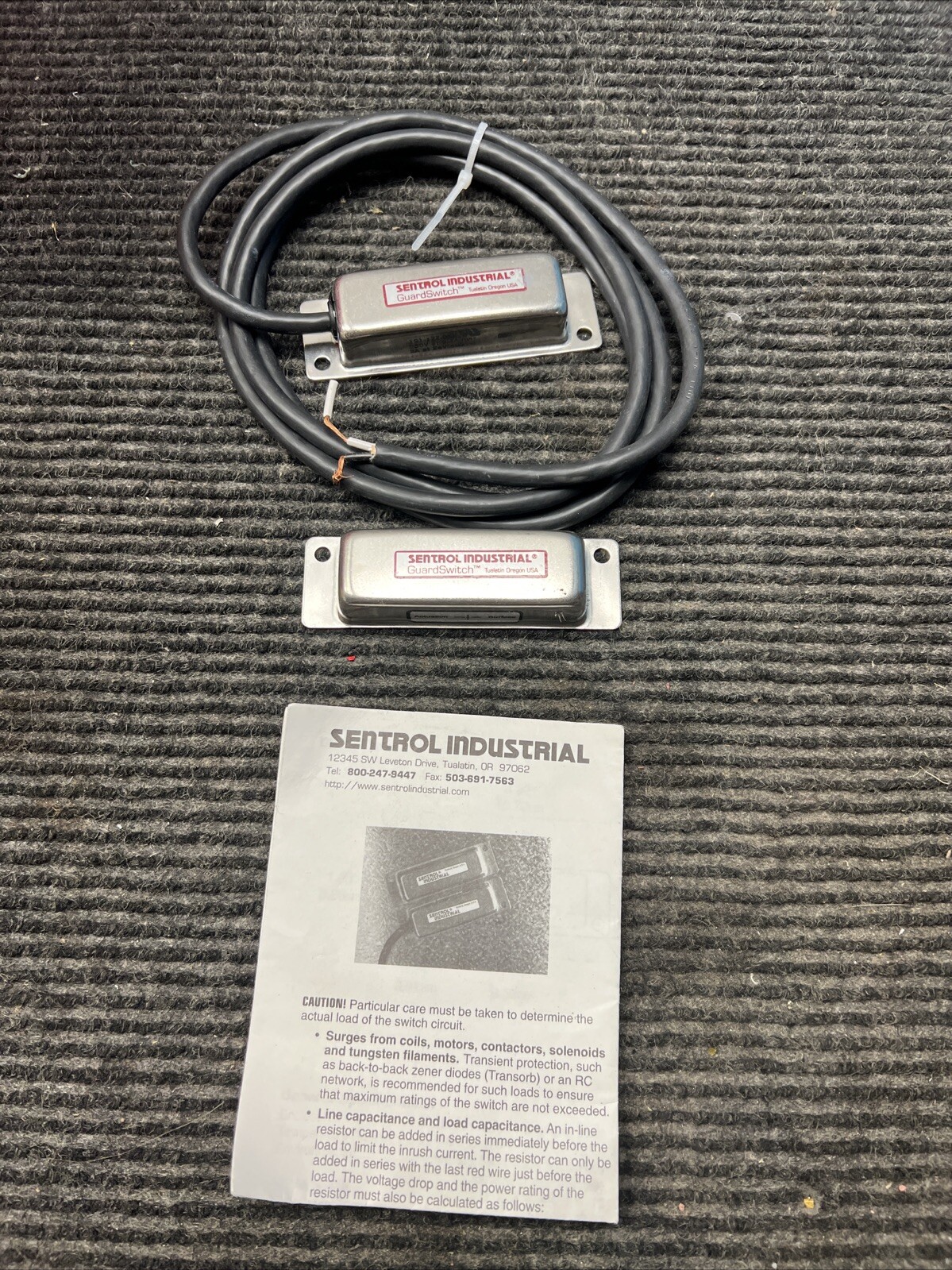 NEW IN BAG SENTROL INDUSTRIAL 191-17Z-06K SENSOR ACTUATOR