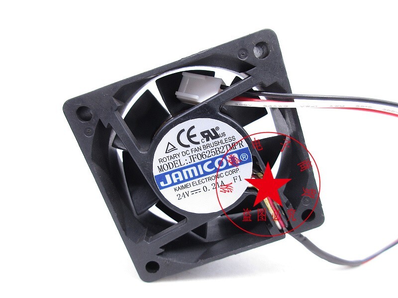1 PCS JAMICON Fan JF0625B2TMPR DC24V 0.21A 6025 6cm 3-wire Cooling Fan