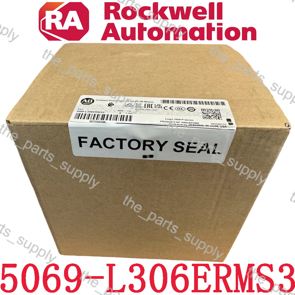 New Genuine 5069-L306ERMS3 /A Compact GuardLogix SIL3 0.6/0.3M Motion Safety PLC