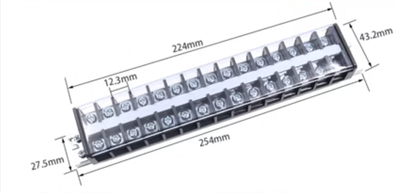 1 PCS NEW CHINT TD Series Connecting Terminal TD-3015 30A Free Shipping