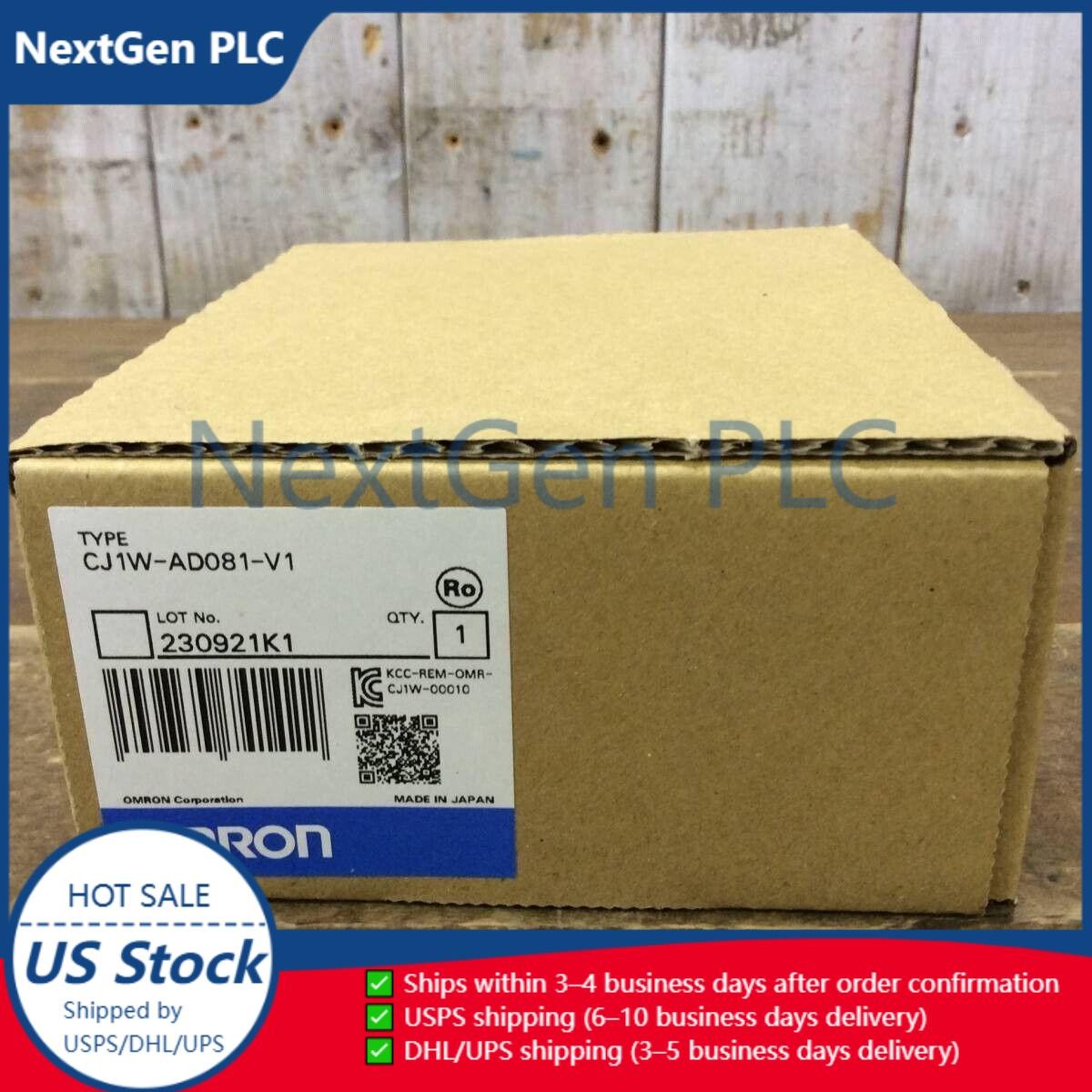 Omron CJ1W-AD081-V1 Analog Input Units PLC Module 1PCS Brand New In Box