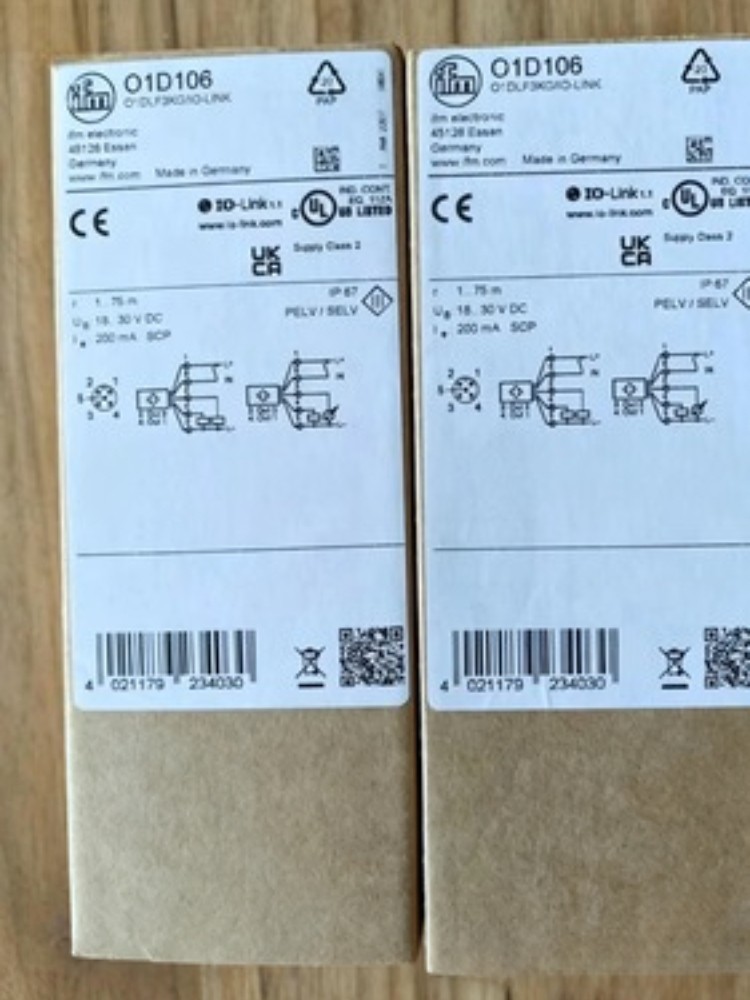 O1D106 1PCS NEW IN BOX IFM O1D106 Laser distance Sensor Fast delivery