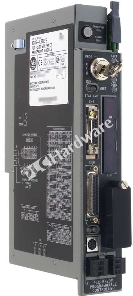 Allen Bradley 1785-L20E Ser E PLC-5/20 16K Word SRAM EtherNet/IP Controller