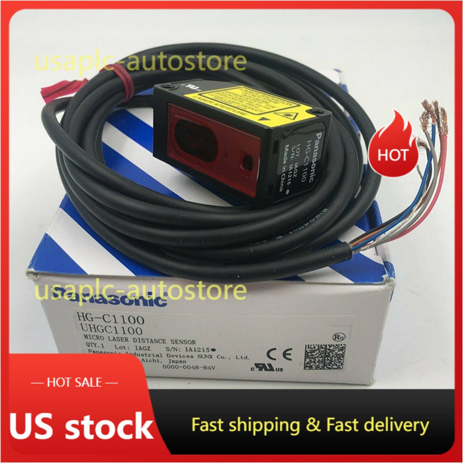US Free TAX 1PC Panasonic Laser Displacement Sensor HG-C1100 New In Box