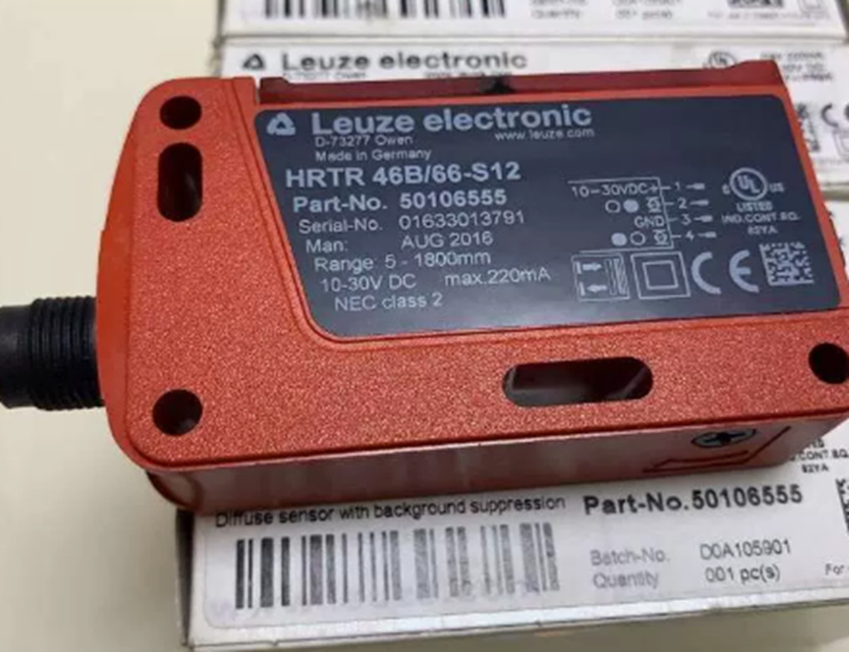 NEW LEUZE HRTR 46B/66-S-12 HRTR46B/66-S-12 Electronic Sensor