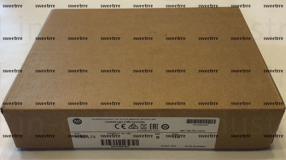 New AB 1756-L72 ControlLogix 4MB Controller PLC Processor 1756L72 US Free Tax