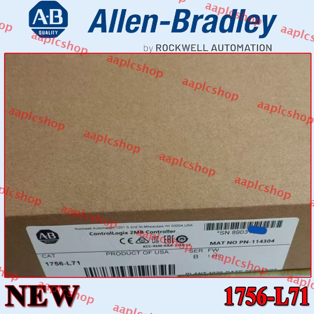 New Sealed Allen Bradley 1756-L71 SER B AB CompactLogix 2MB Controller 1756L71
