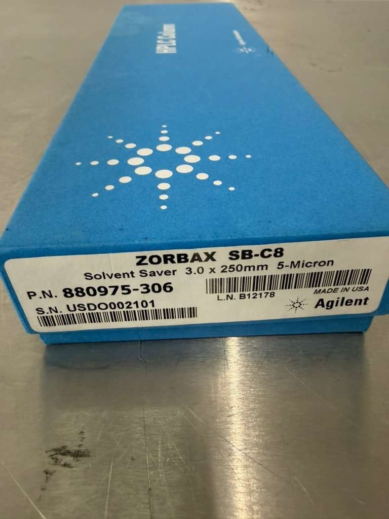 Agilent 880975-306 Zorbax SB-C8 880975-306 3.0X250mm 5-Micron L.N. B12178