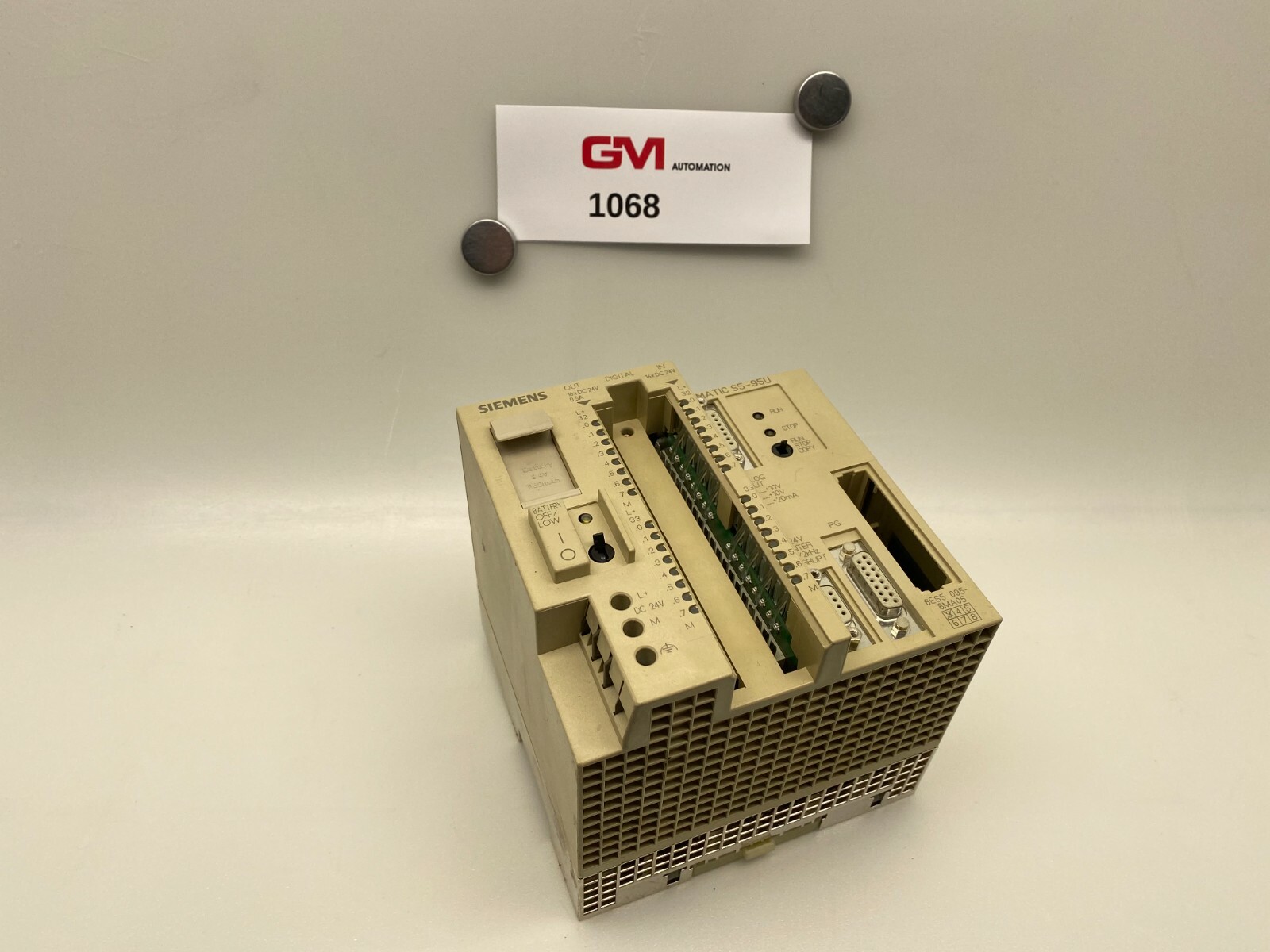 Siemens Simatic S5 CPU 6ES5 095-8MA05 Compact Device S5-95U E-Stand 03