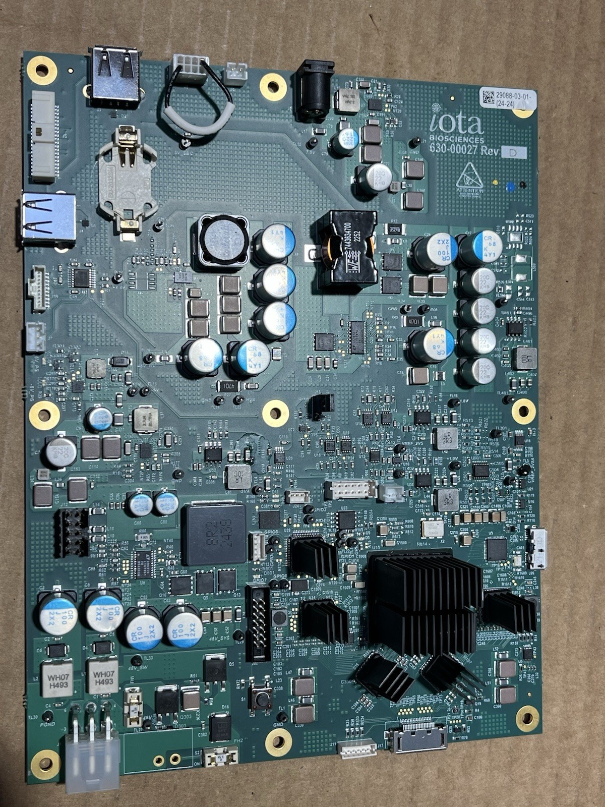 Zeta Biosciences 630-00027 Rev D Main Control PCB Board New Surplus