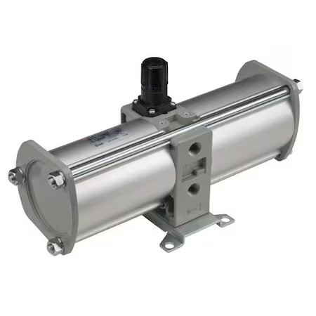 Smc Vba40a-N04gn-Z Booster Regulator, 1/2 In. Npt