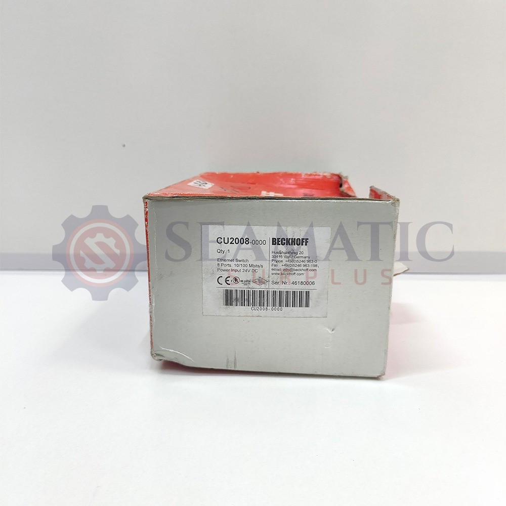 New BECKHOFF CU2008 | Infrastructure, 8-port switch, Ethernet , V#842A