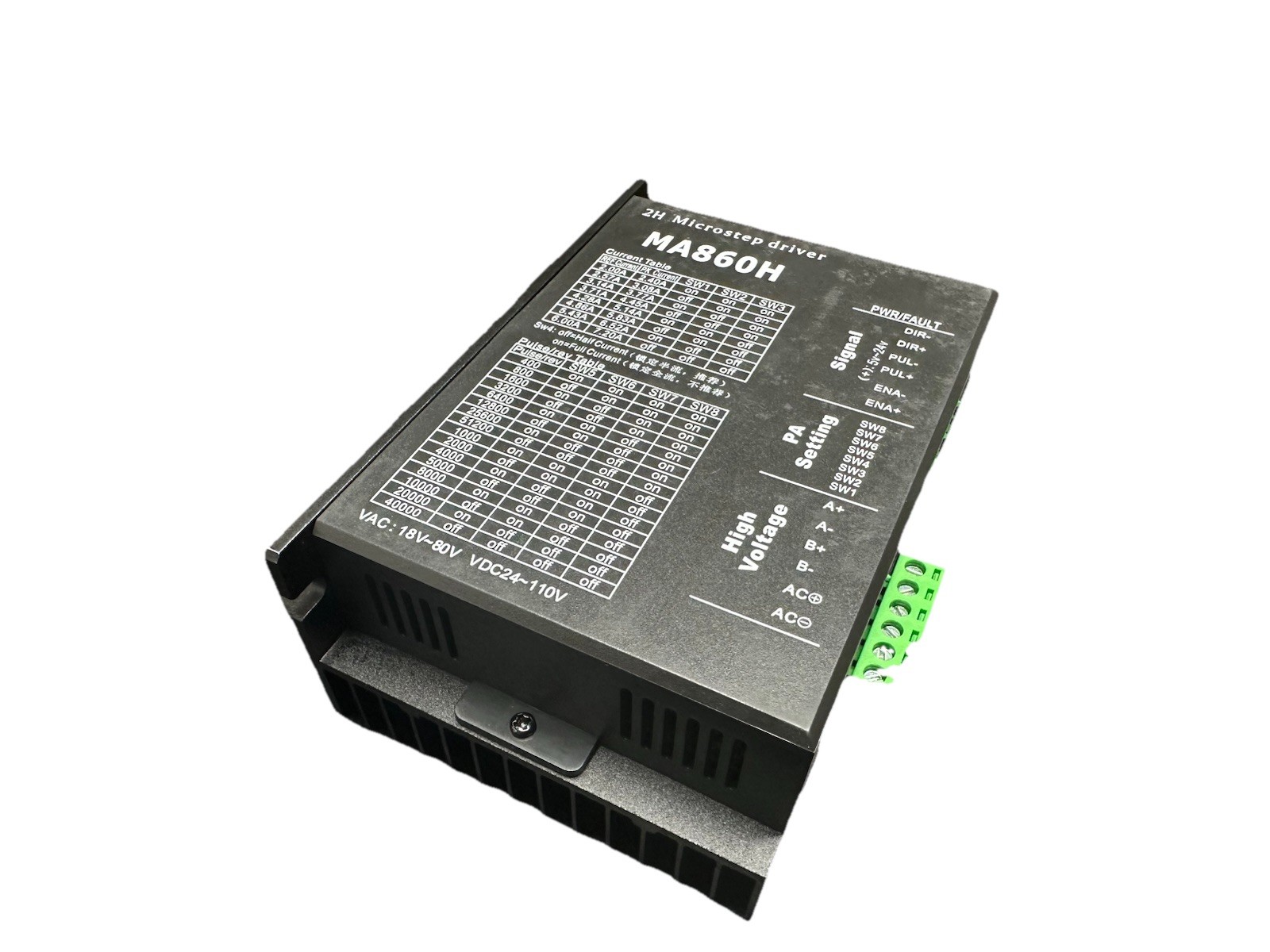 1PC NEW Leadshine MA860H 2,4 Phase Stepper Motor Drive Up to 80VAC/110VDC 7.2A
