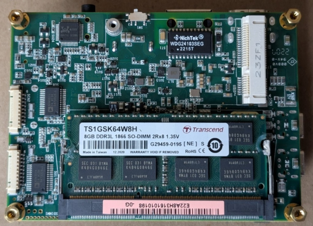 Axiomtek PICO316HGA-N4200 PICO-ITX Industrial SBC Intel Celeron N4200 8GB DDR3L