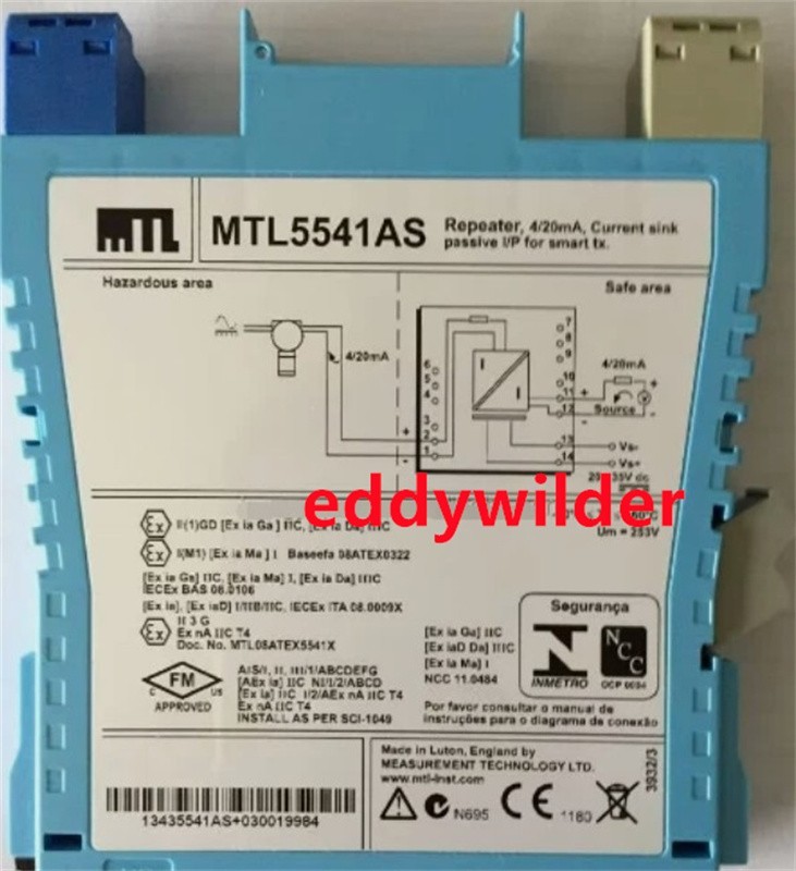1PC MTL5541AS MTL Lsolated Safety Barrier New In Box