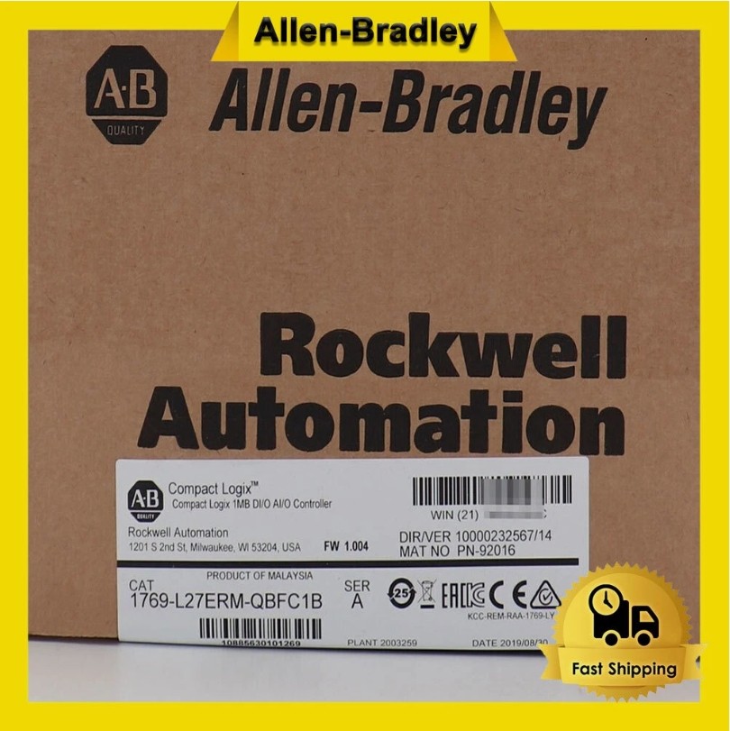 1769-L27ERM-QBFC1B Allen Bradley Controller Ser B Sealed 2022 1769L27ERMQBFC1B
