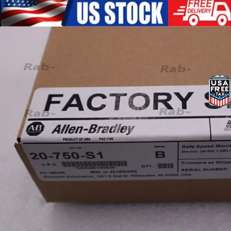 FACTORY SEALED Allen Bradley 20-750-S1 Safe Speed Monitor New US Free Tax