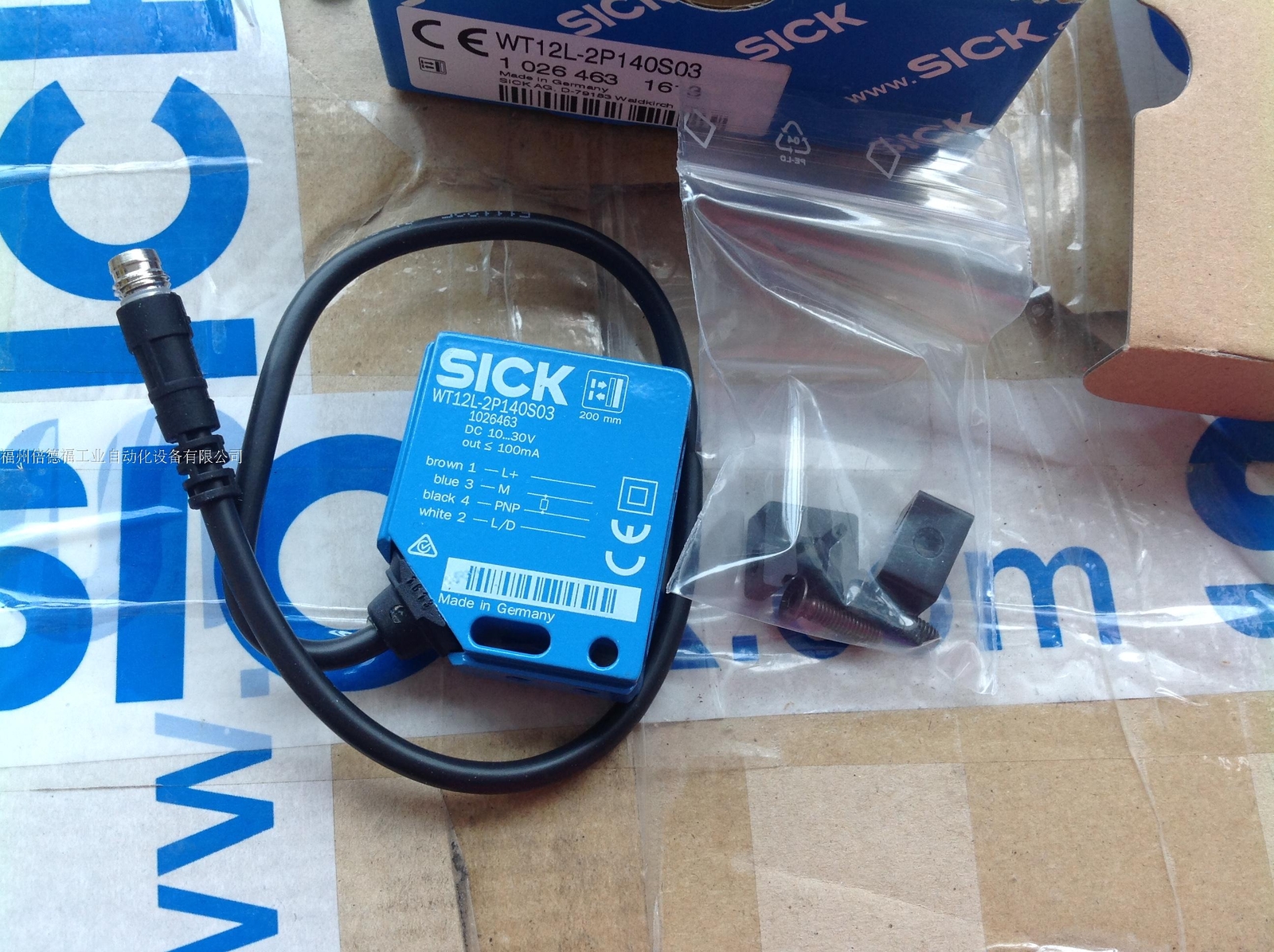 SICK WT12L-2P140S03 Photoelectric Sensor New One WT12L2P140 Expedited Shipping