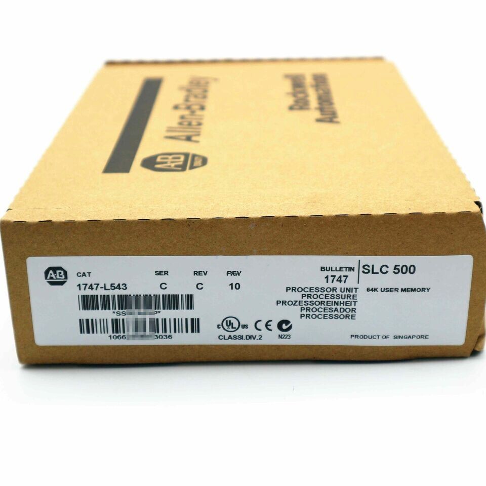 New Sealed AB 1747-L543 SLC 500 CPU Processor Unit Module 1747L543 US Free Tax