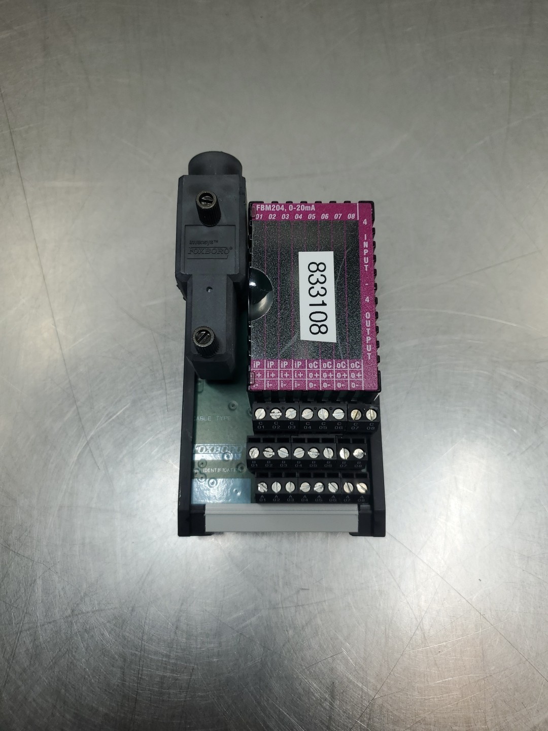 Foxboro FBM204 (RH916XK) 0-20mA Processor Module.