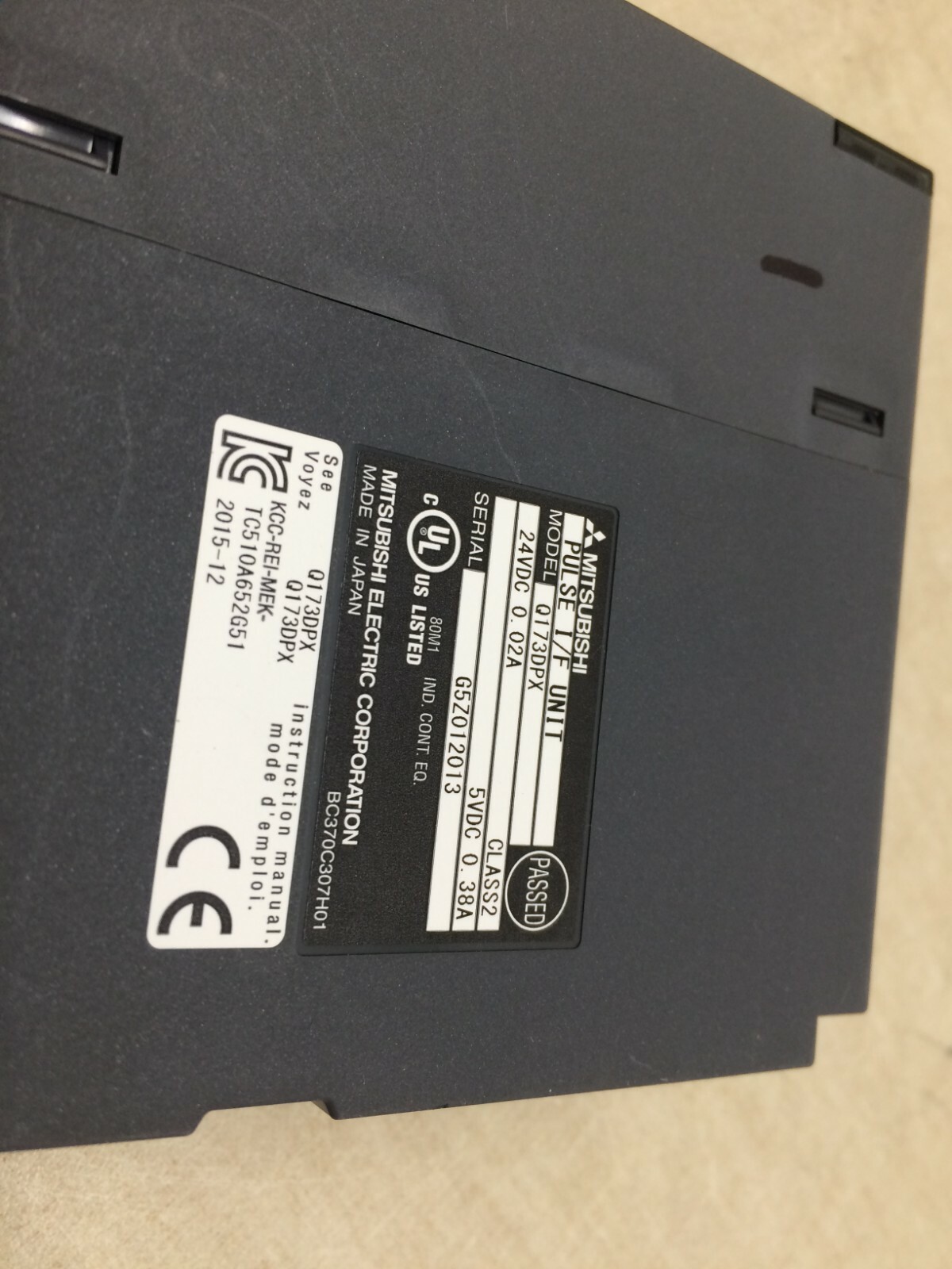 Mitsubishi Electric Q173DPX Pulser Pulse I/F Unit