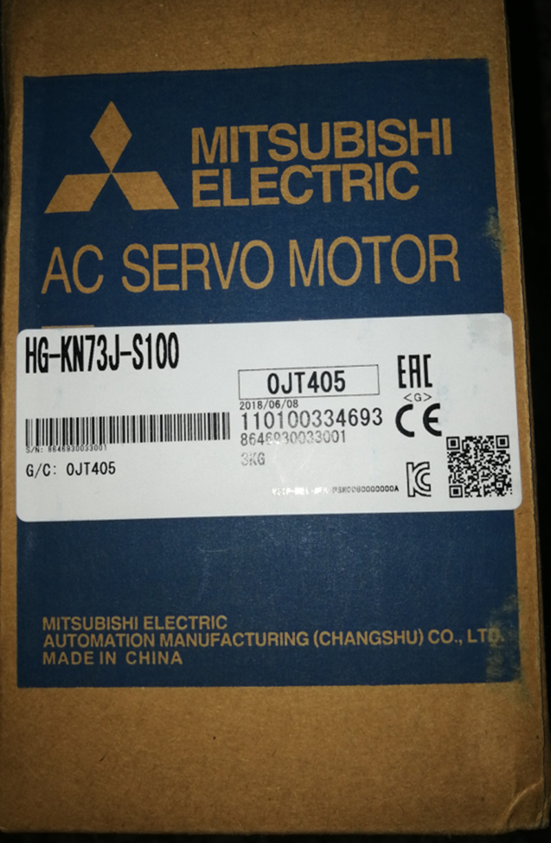 One Mitsubishi Servo Motor HF-KN73J-S100 New Expedited Shipping