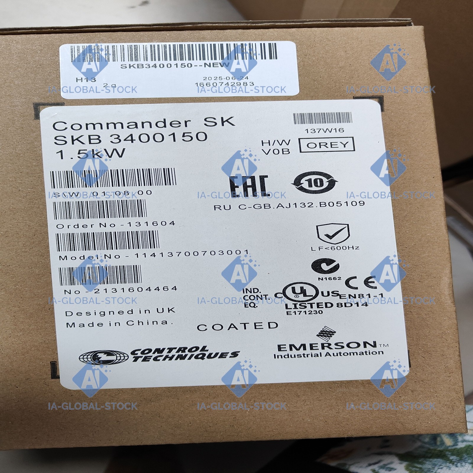 One New Emerson SKB3400150 SKB3400150 Free delivery + warranty