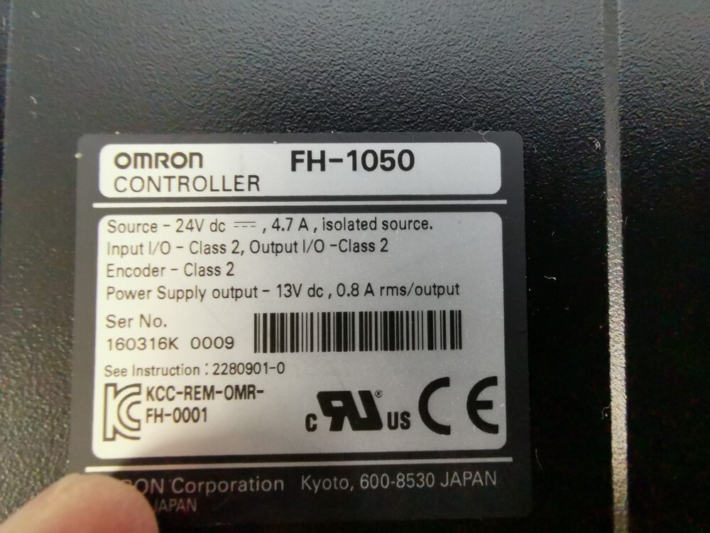 Omron FH-1050 Vision Controller US Free TAX Removed From The Working Machine