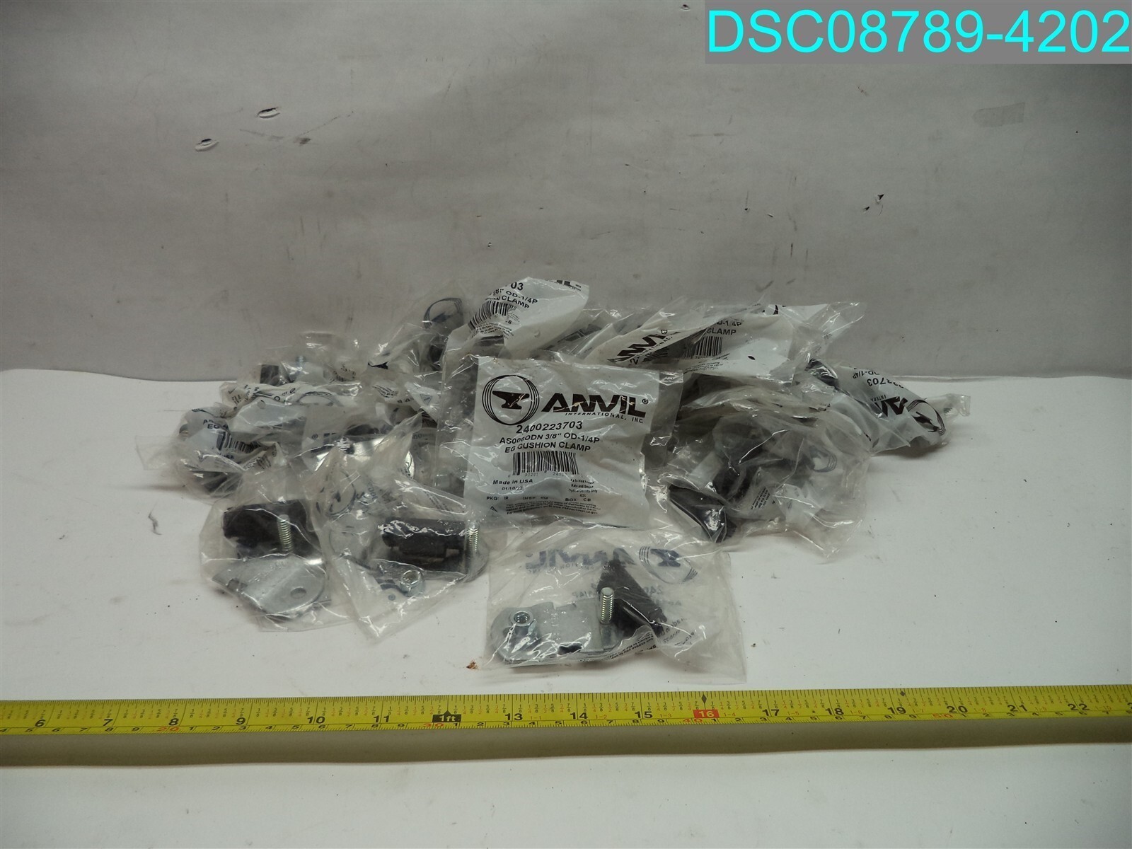 QTY=25: Anvil International 2400223703 3/8 OD CUSHION CLAMP ASSY 2400223703
