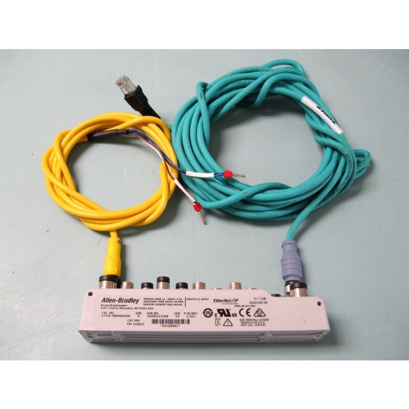 NEW AB 1732E-IB8M8SOER ArmorBlock EtherNet/IP Input Module US Free Tax