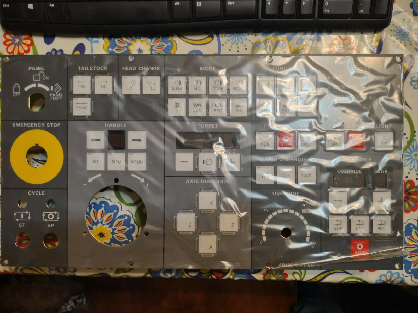 Mori Seiki PC Operator Panel Board AB12C-4141/EO