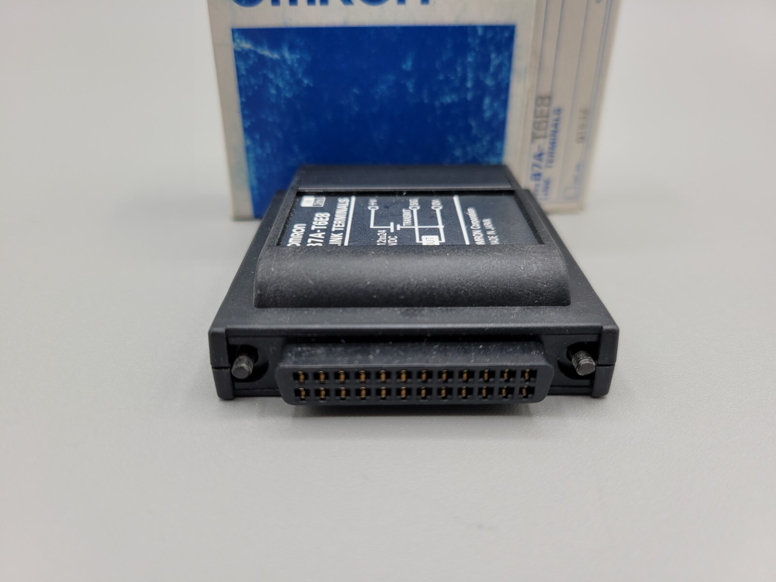 NEW OMRON B7A-T6E8 LINK TERMINAL TRANSISTOR I/O MODULE 2 WIRE 12V-24V 16 NPN 3MS