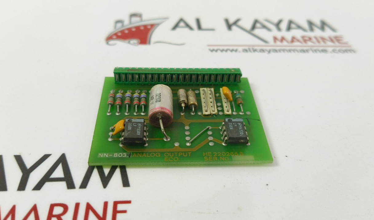 NOR CONTROL HE220265B ANALOG OUTPUT PCB CARD (FAST SHIP BY DHL/FEDEX)