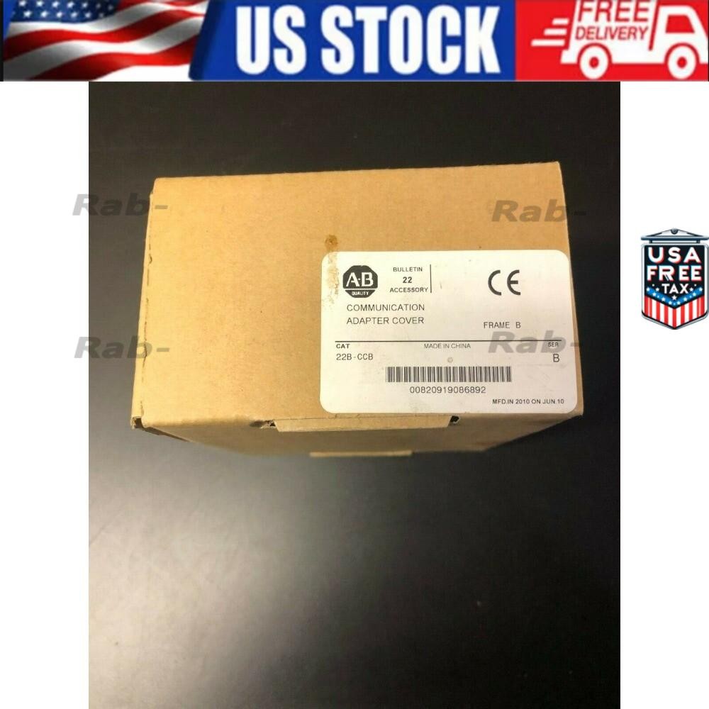 AB Communication Adapter Cover 22B-CCB NEW IN BOX 1PC 22BCCB US Free Tax