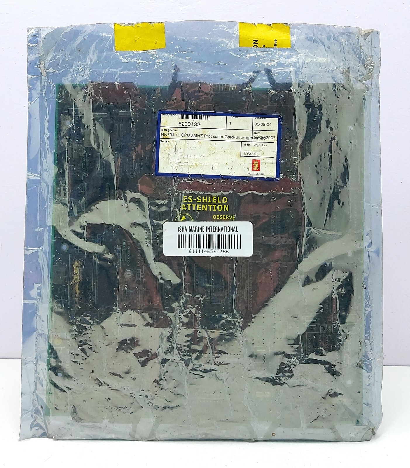 Nor Control NN-791 HEr100261H I/O Processor Card 0366