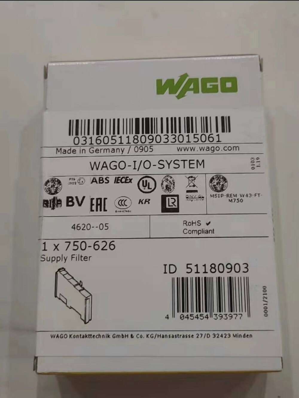 750-626 New WAGO 750626 PLC Module In Box