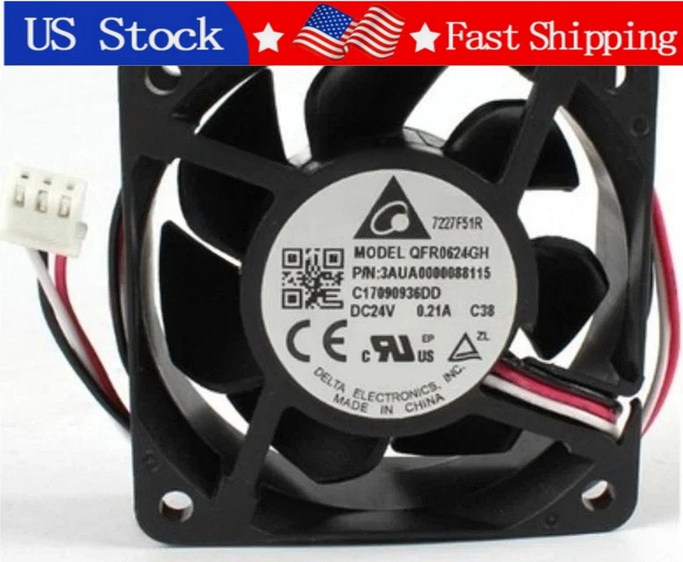 1PCS New DELTA QFR0624GH DC24V 0.21A Cooling Fan 3AUA0000088115 Fast Shipping