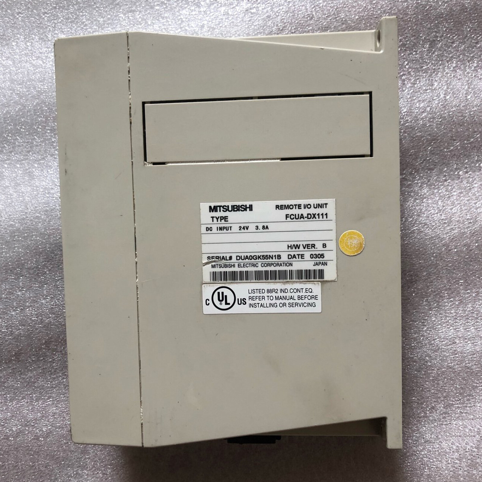 Remote I/O Unit FCUA-DX111 Used Mitsubishi Free Shipping